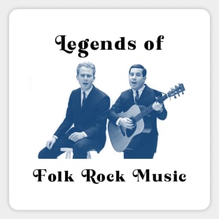 Legends of Folk Rock Music Magnet